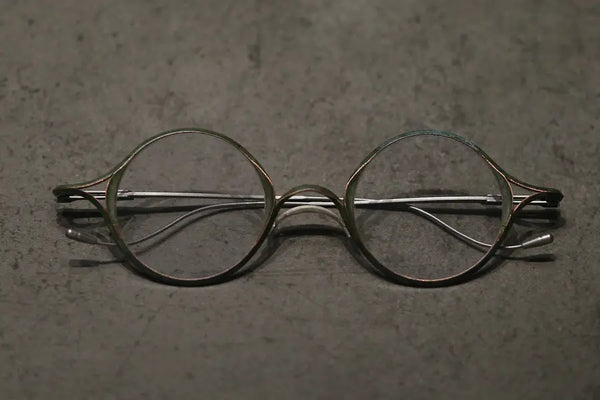 RIGARDS titanium round frame handmade glasses RG1021TI(A) jasper color frame